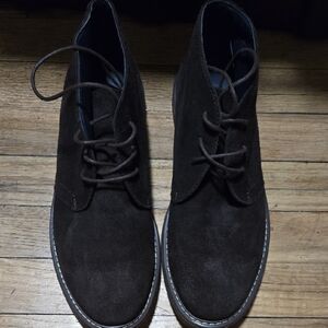 Joseph Abboud Brown Chukka Boots Ankle-High Design